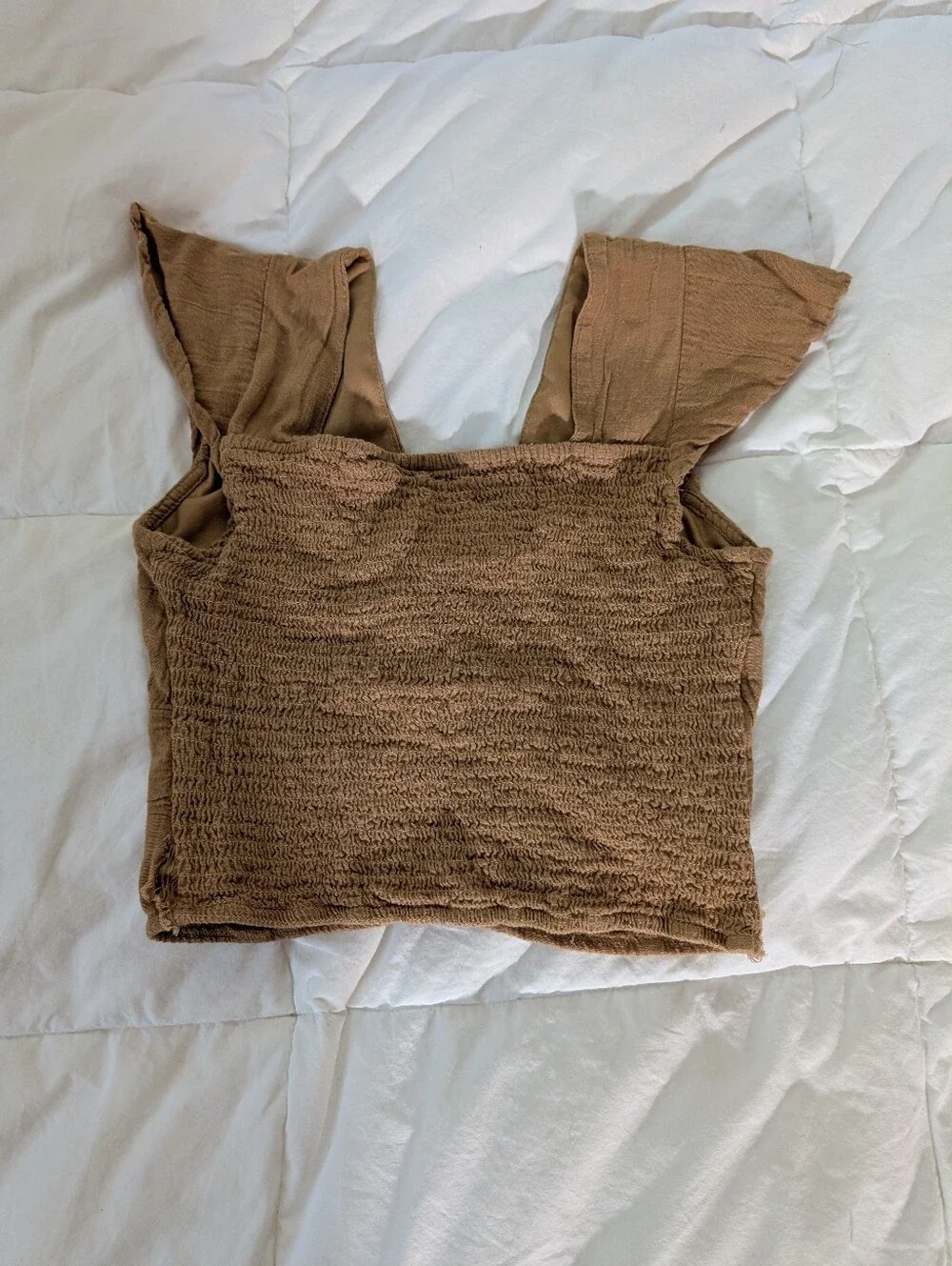 Midnight Sky Twist Front Crop Top